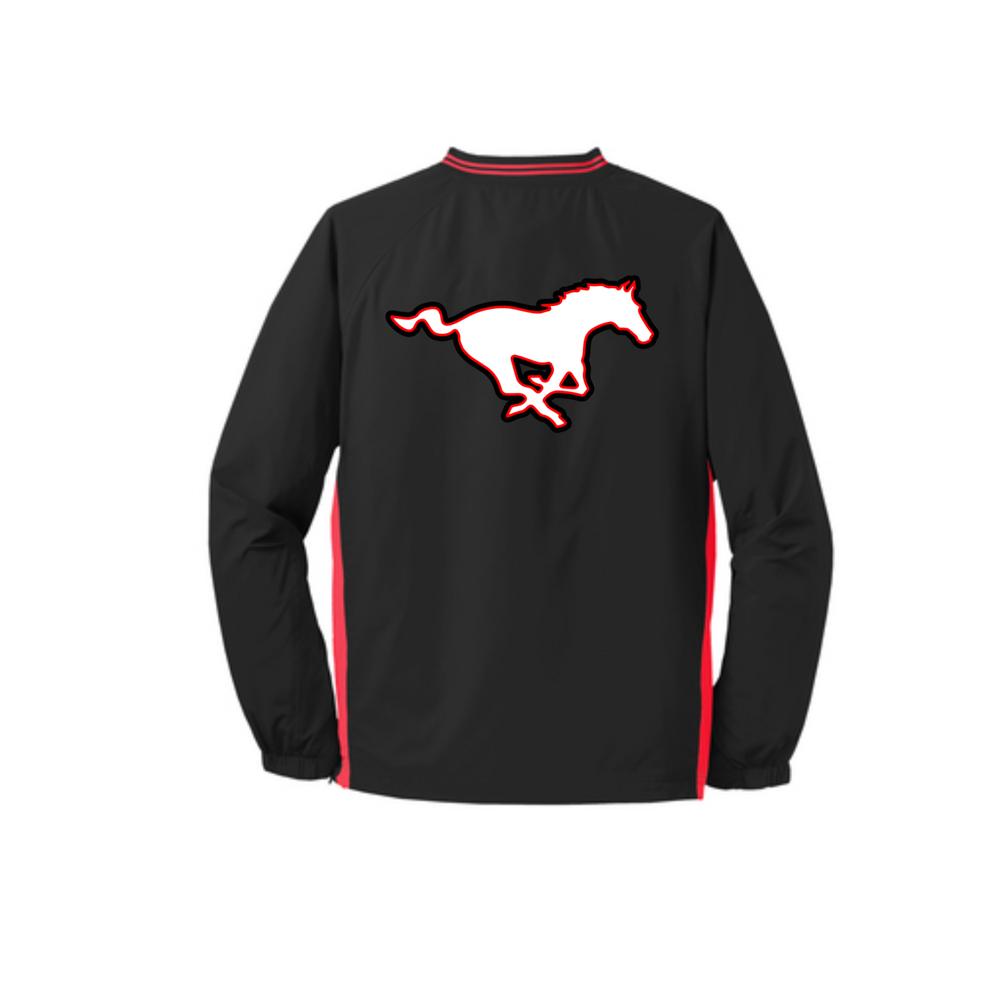 HS - JST62 Sport-Tek® Tipped V-Neck Raglan Wind Shirt