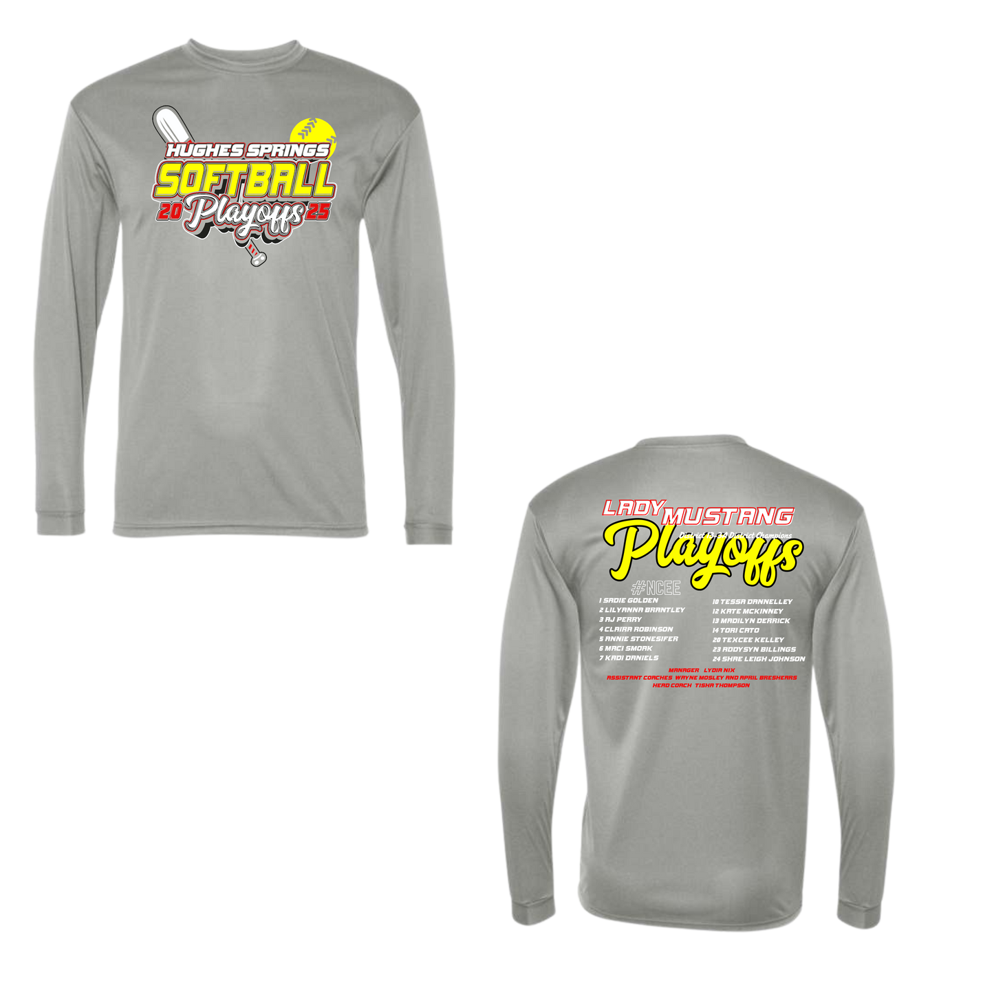 HS- 2025 SOFTBALL PLAYOFFS LONG SLEEVE DRIFIT