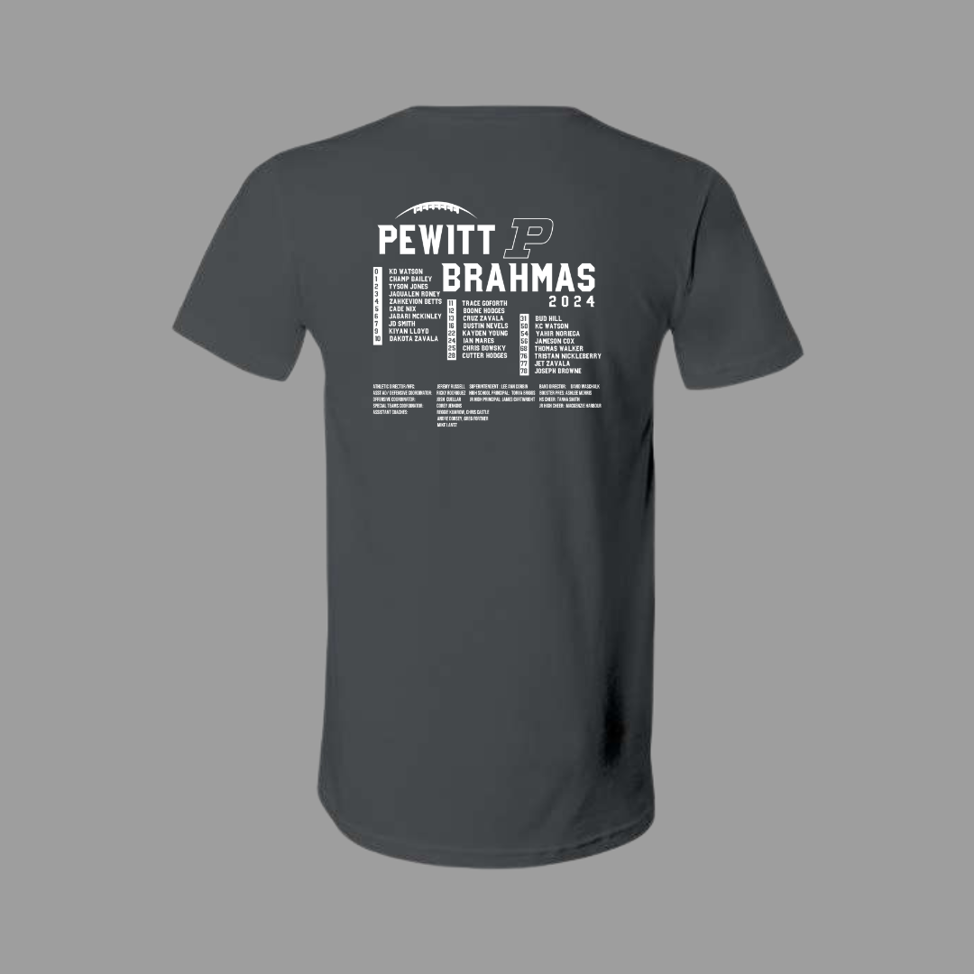 Pewitt Football V-Neck T-Shirt