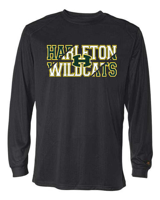 Harleton-Black Dri-Fit Long sleeve