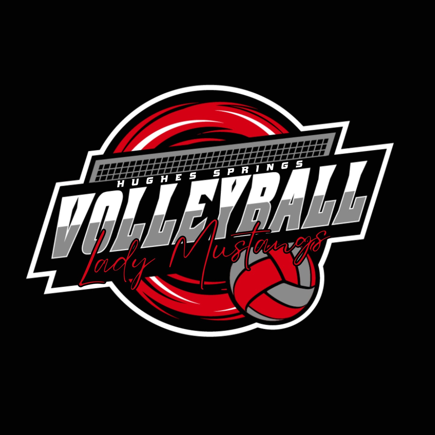 HS VOLLEYBALL DECAL/STICKER 5 INCH
