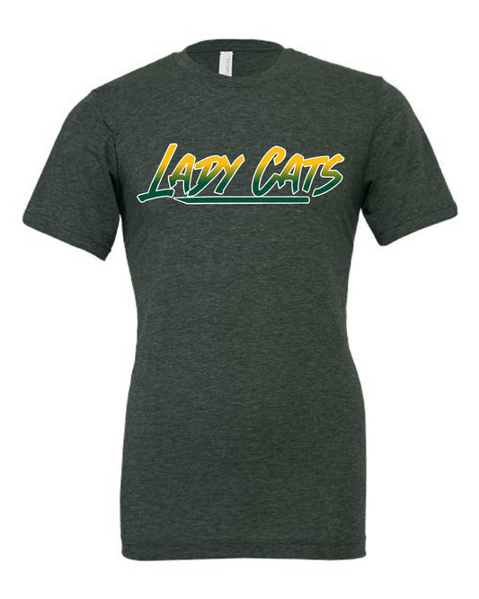 Harleton Lady Cats - Heather Forest Tri blend 3005cvc