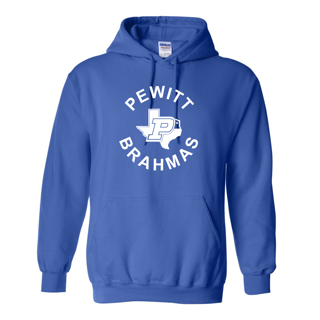 Pewitt Hoodie Royal or White Design