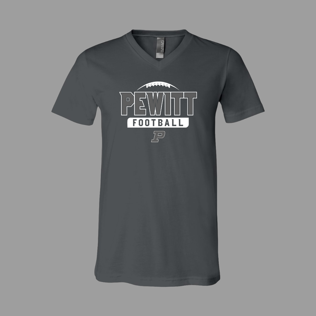 Pewitt Football V-Neck T-Shirt