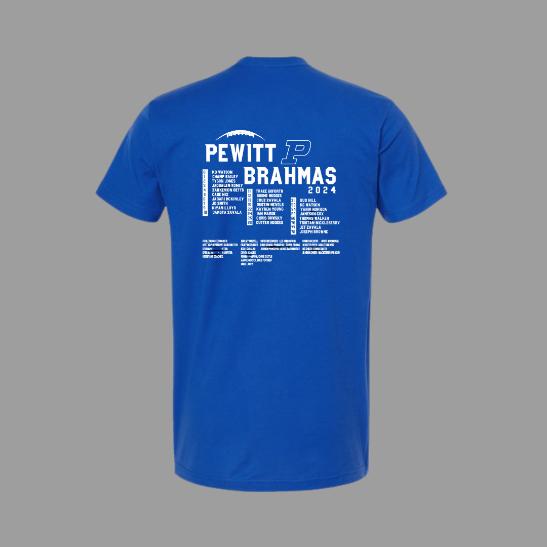 Pewitt Football V-Neck T-Shirt