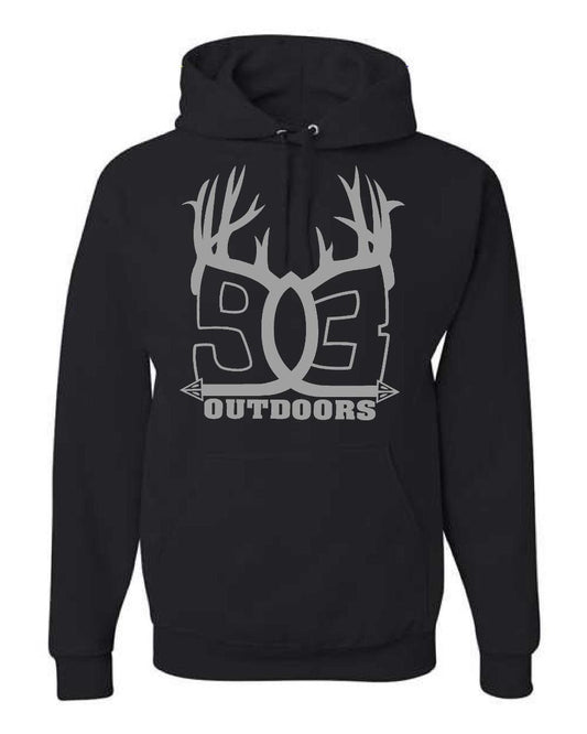 903 Outdoors Black Graphic Hoodie