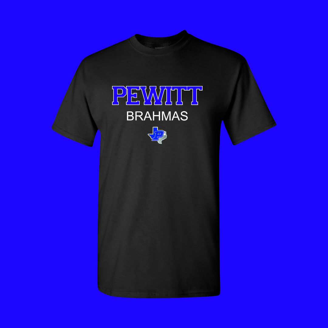 Pewitt Brahmas Fan Wear T-Shirt Short Sleeve