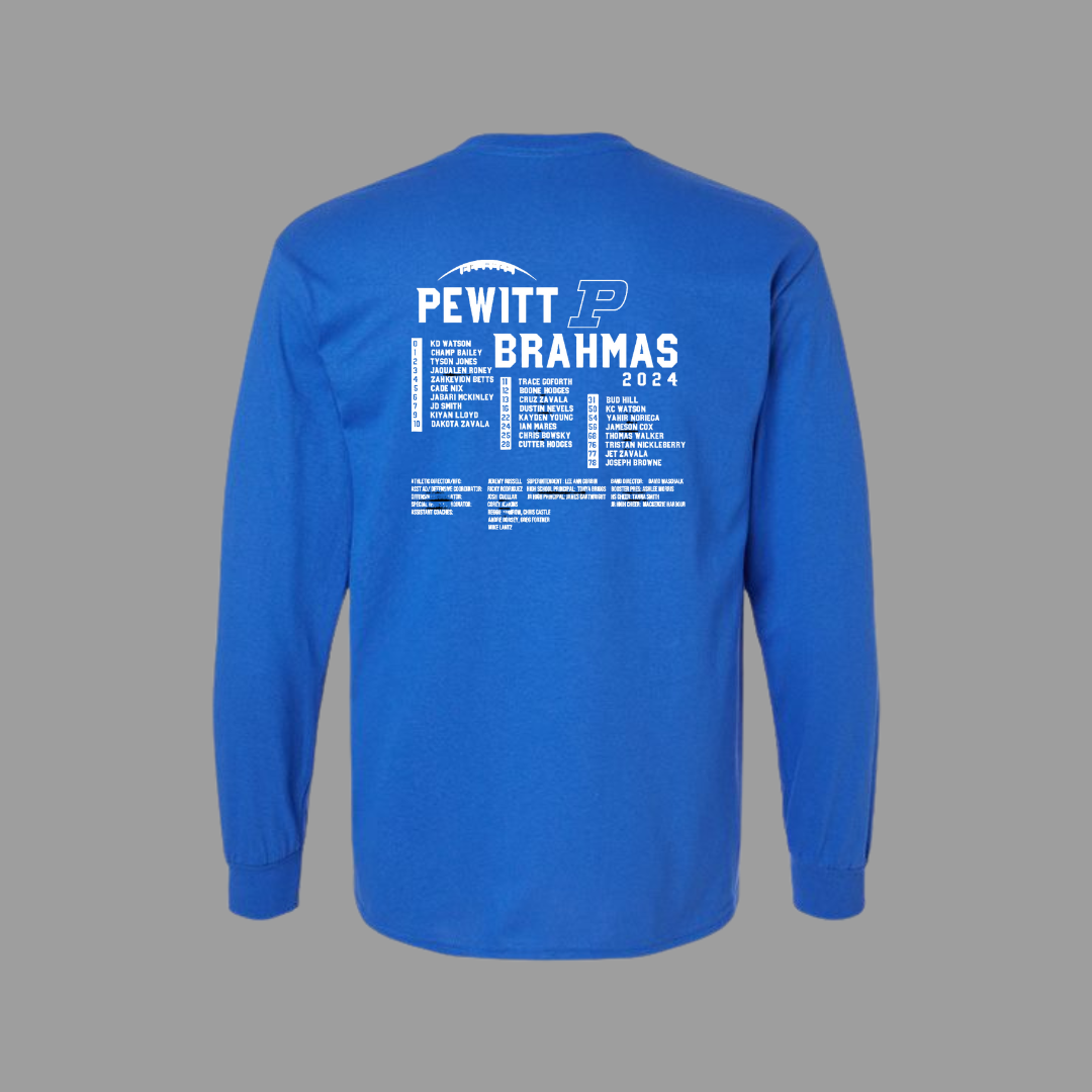 Pewitt Drifit Longsleeve Football T-Shirt