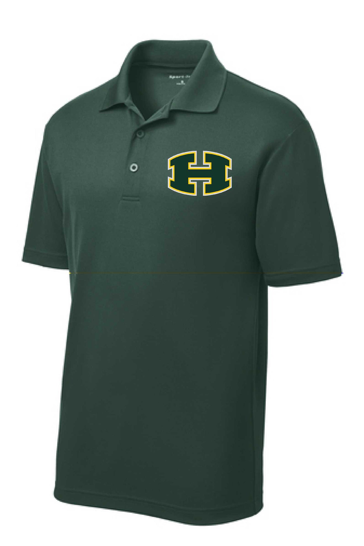 HARLETON- Dark Green Embroidered Polo ST640