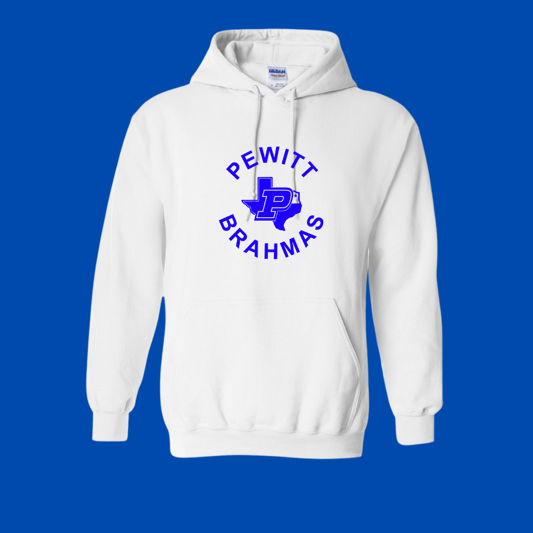 Pewitt Hoodie Royal or White Design