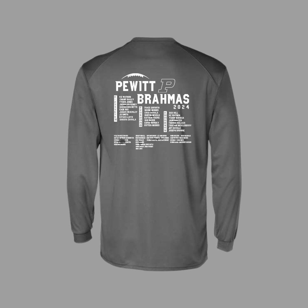 Pewitt Drifit Longsleeve Football T-Shirt