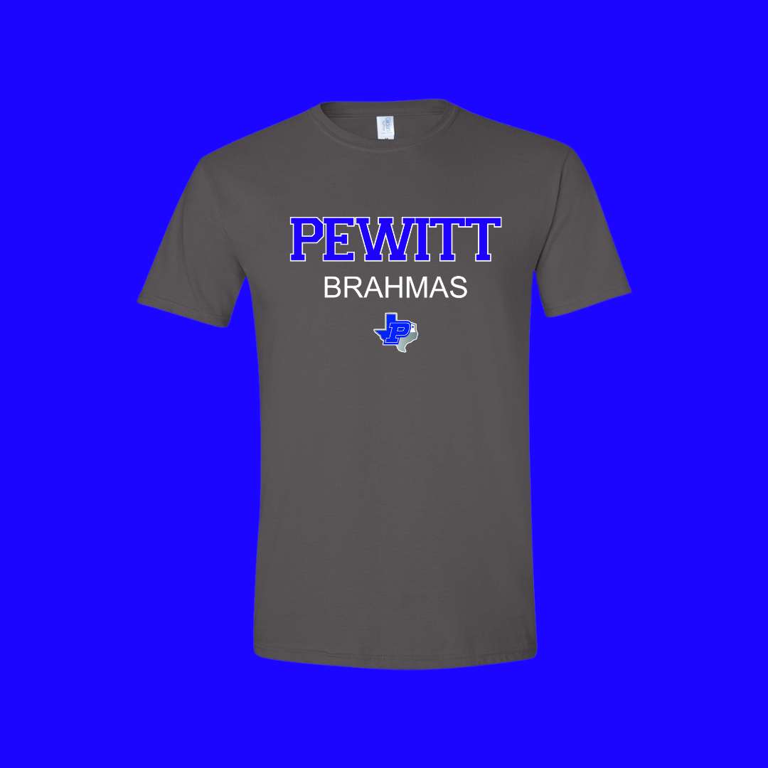 Pewitt Brahmas Fan Wear T-Shirt Short Sleeve