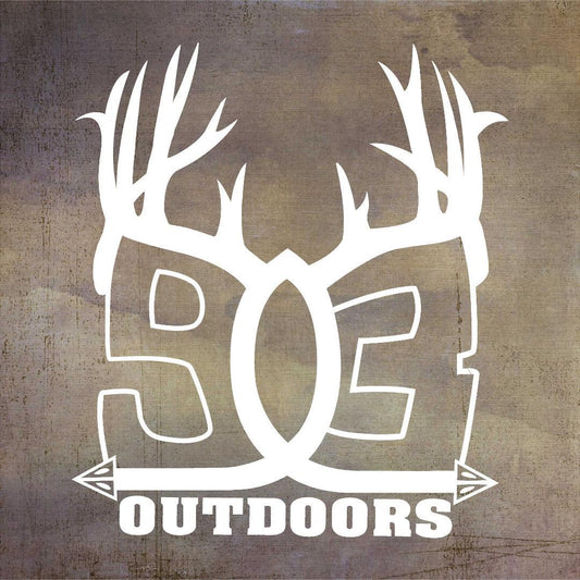 903 Outdoors Window Decal Stickers - White