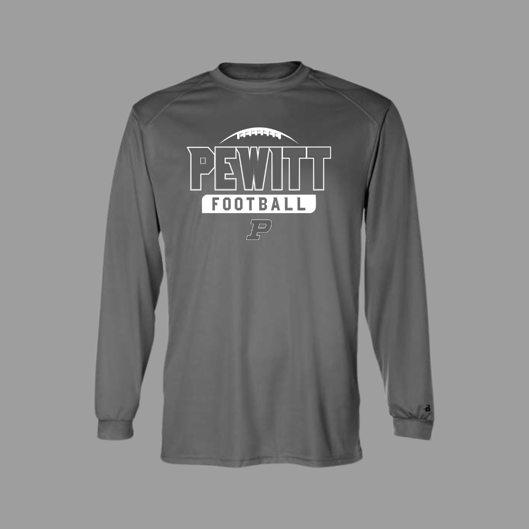 Pewitt Drifit Longsleeve Football T-Shirt