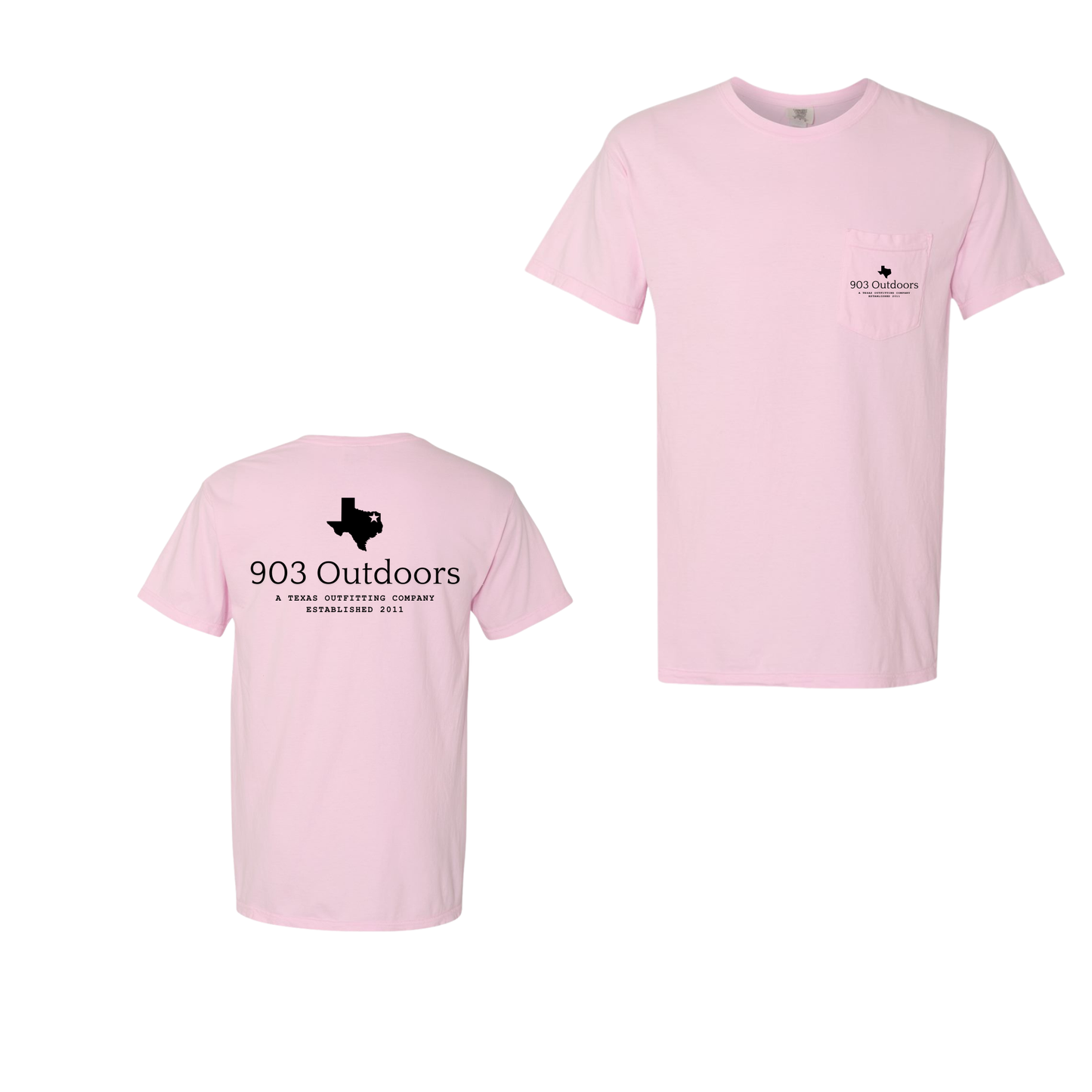 903- Graphic Comfort Colors Pocket Tee