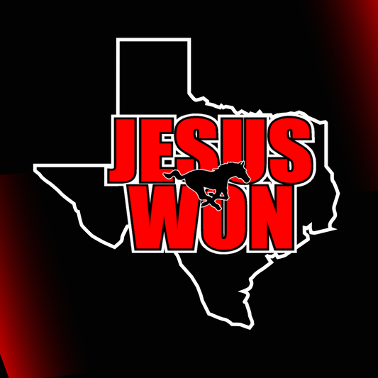 Jesus Won Sticker