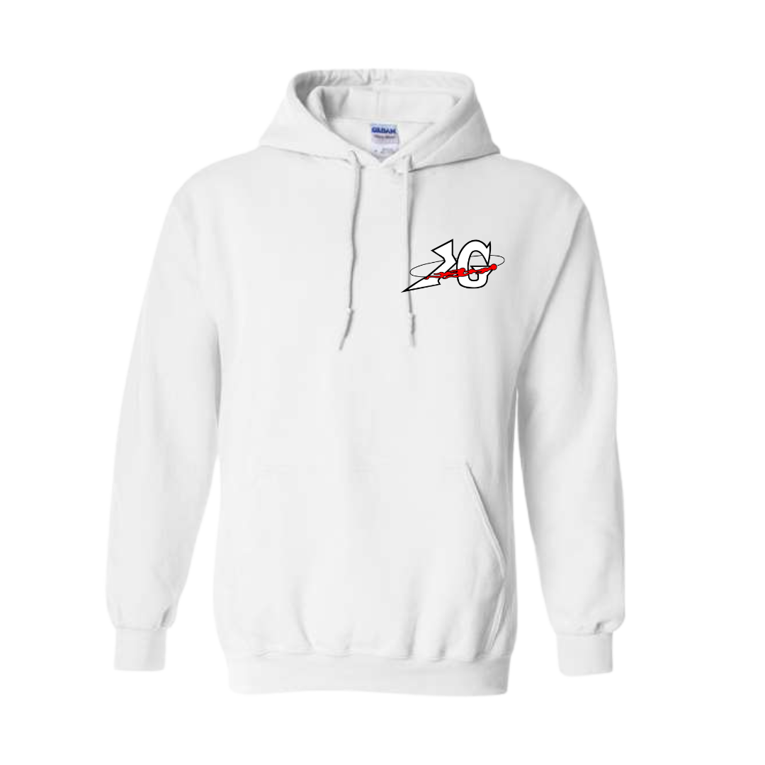 White Intense Gravity Hoodie