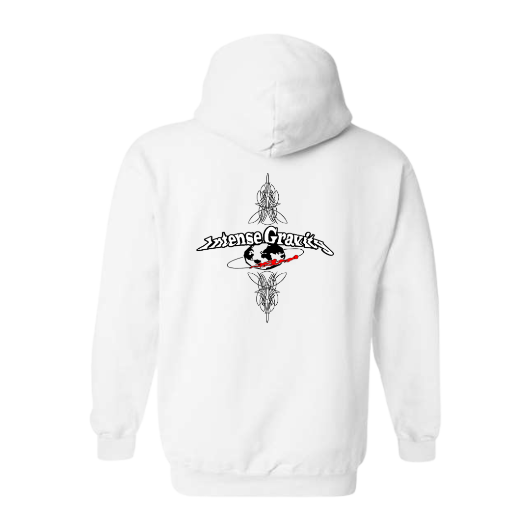 White Intense Gravity Hoodie