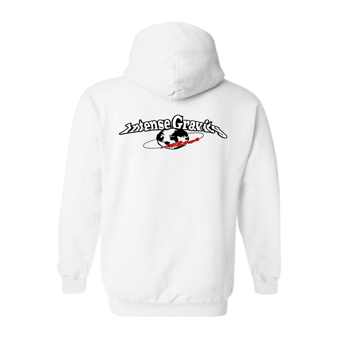 White Intense Gravity Hoodie